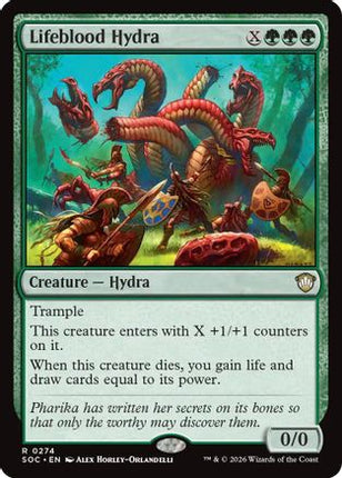 Lifeblood Hydra [Commander: Secrets of Strixhaven]