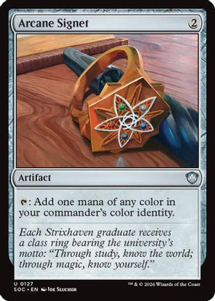 Arcane Signet [Commander: Secrets of Strixhaven]