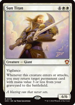 Sun Titan [Commander: Secrets of Strixhaven]