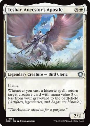 Teshar, Ancestor's Apostle [Commander: Secrets of Strixhaven]
