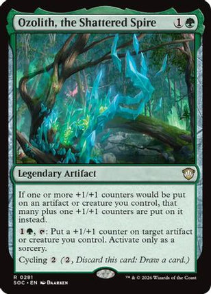 Ozolith, the Shattered Spire [Commander: Secrets of Strixhaven]