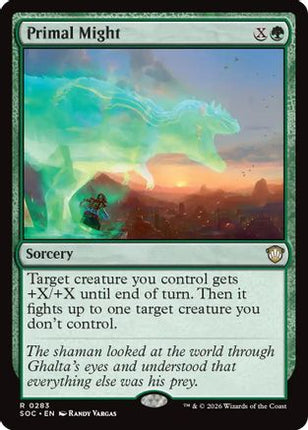 Primal Might [Commander: Secrets of Strixhaven]