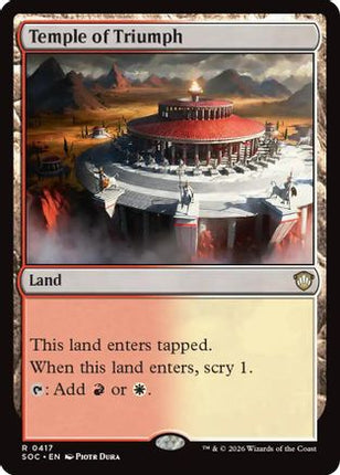 Temple of Triumph [Commander: Secrets of Strixhaven]