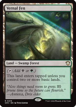 Vernal Fen [Commander: Secrets of Strixhaven]