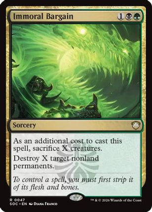 Immoral Bargain [Commander: Secrets of Strixhaven]