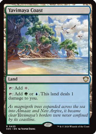 Yavimaya Coast [Commander: Secrets of Strixhaven]