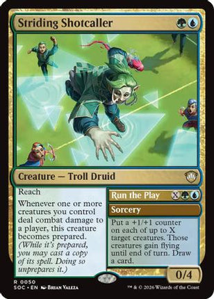 Striding Shotcaller [Commander: Secrets of Strixhaven]