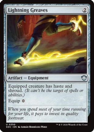 Lightning Greaves [Commander: Secrets of Strixhaven]