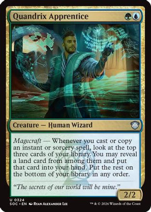 Quandrix Apprentice [Commander: Secrets of Strixhaven]