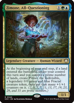 Zimone, All-Questioning [Commander: Secrets of Strixhaven]