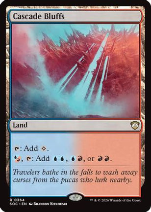 Cascade Bluffs [Commander: Secrets of Strixhaven]