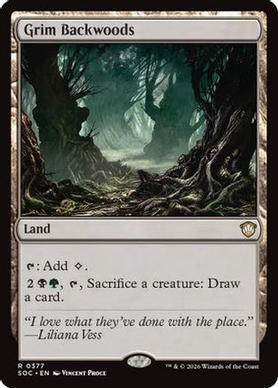 Grim Backwoods [Commander: Secrets of Strixhaven]
