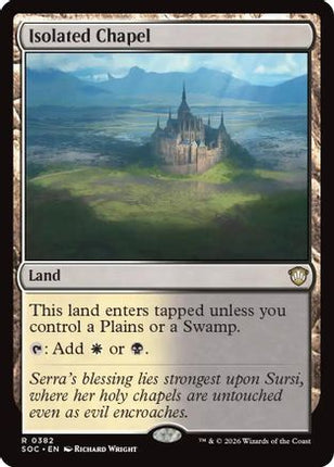 Isolated Chapel [Commander: Secrets of Strixhaven]