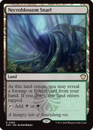 Necroblossom Snarl [Commander: Secrets of Strixhaven]