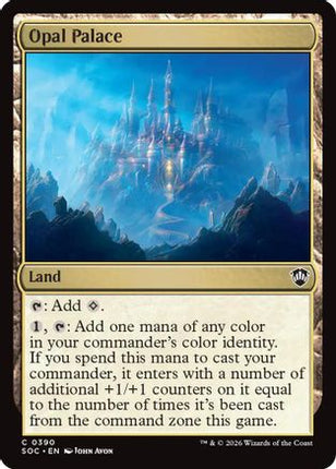 Opal Palace [Commander: Secrets of Strixhaven]