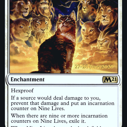 Nine Lives [Core Set 2021 Promos] Prerelease Foil