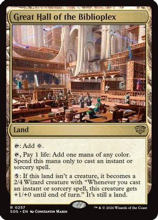 Great Hall of the Biblioplex [Secrets of Strixhaven] Foil