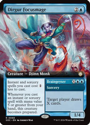 Dirgur Focusmage (Extended Art) [Commander: Secrets of Strixhaven]