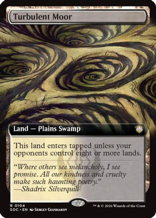 Turbulent Moor (Extended Art) [Commander: Secrets of Strixhaven]