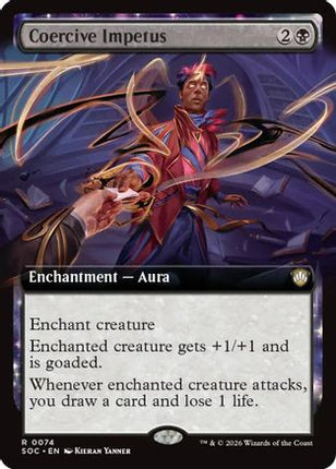 Coercive Impetus (Extended Art) [Commander: Secrets of Strixhaven]