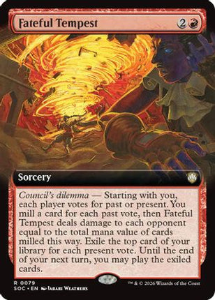 Fateful Tempest (Extended Art) [Commander: Secrets of Strixhaven]