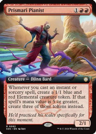 Prismari Pianist (Extended Art) [Commander: Secrets of Strixhaven]