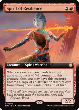 Spirit of Resilience (Extended Art) [Commander: Secrets of Strixhaven]