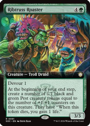 Ribtruss Roaster (Extended Art) [Commander: Secrets of Strixhaven]
