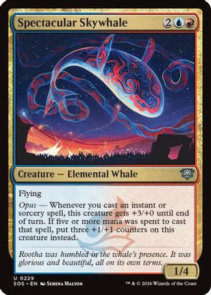 Spectacular Skywhale [Secrets of Strixhaven] Foil