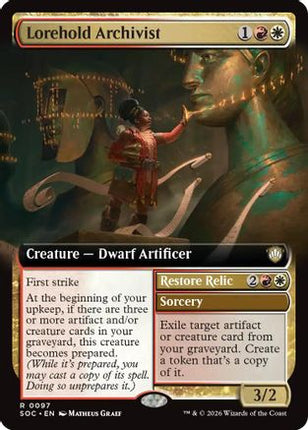 Lorehold Archivist (Extended Art) [Commander: Secrets of Strixhaven]