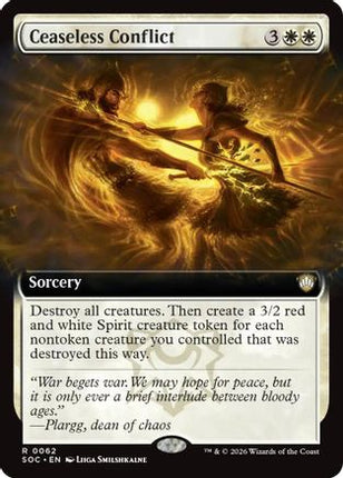 Ceaseless Conflict (Extended Art) [Commander: Secrets of Strixhaven]