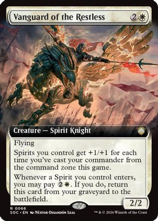 Vanguard of the Restless (Extended Art) [Commander: Secrets of Strixhaven]