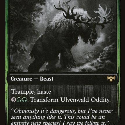 Ulvenwald Oddity // Ulvenwald Behemoth [Innistrad: Double Feature]