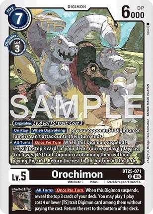 Orochimon [BT25-071] [Dual Revolution]