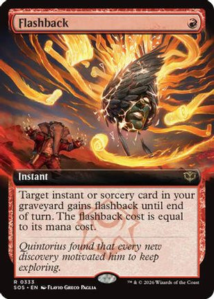 Flashback (Extended Art) [Secrets of Strixhaven]