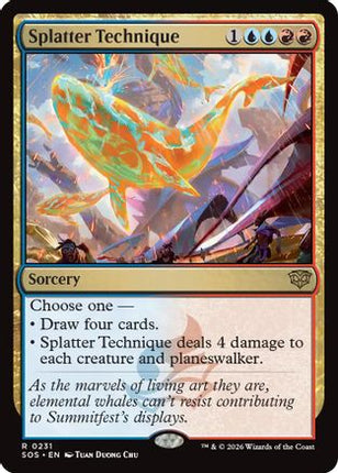 Splatter Technique [Secrets of Strixhaven] Foil