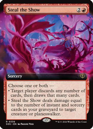 Steal the Show (Extended Art) [Secrets of Strixhaven] Foil