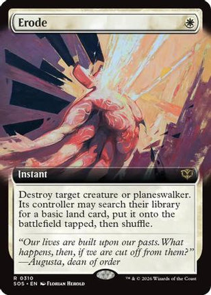 Erode (Extended Art) [Secrets of Strixhaven] Foil