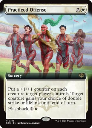 Practiced Offense (Extended Art) [Secrets of Strixhaven] Foil
