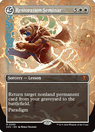 Restoration Seminar (Borderless) [Secrets of Strixhaven] Foil