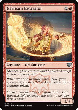 Garrison Excavator [Secrets of Strixhaven] Foil