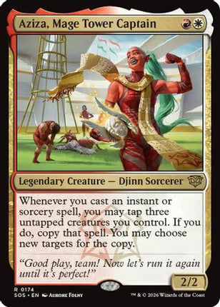 Aziza, Mage Tower Captain [Secrets of Strixhaven] Foil