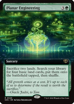 Planar Engineering (Extended Art) [Secrets of Strixhaven] Foil
