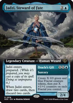Jadzi, Steward of Fate (Extended Art) [Secrets of Strixhaven] Foil