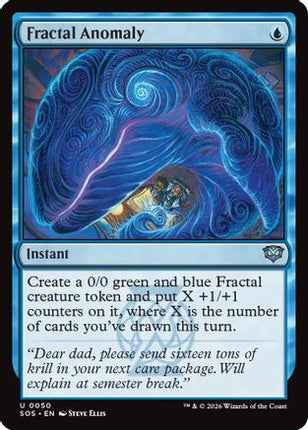 Fractal Anomaly [Secrets of Strixhaven] Foil