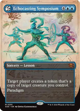 Echocasting Symposium (Borderless) [Secrets of Strixhaven] Foil