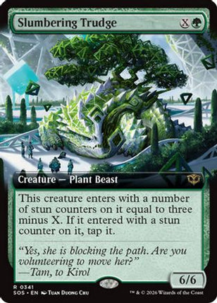 Slumbering Trudge (Extended Art) [Secrets of Strixhaven] Foil