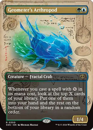 Geometer's Arthropod (Borderless) [Secrets of Strixhaven] Foil