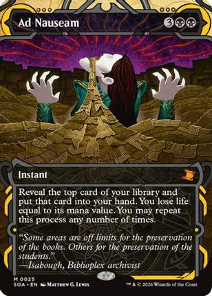 Ad Nauseam [Secrets of Strixhaven: Mystical Archive] Foil
