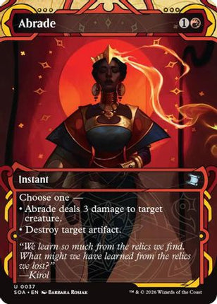 Abrade [Secrets of Strixhaven: Mystical Archive] Foil